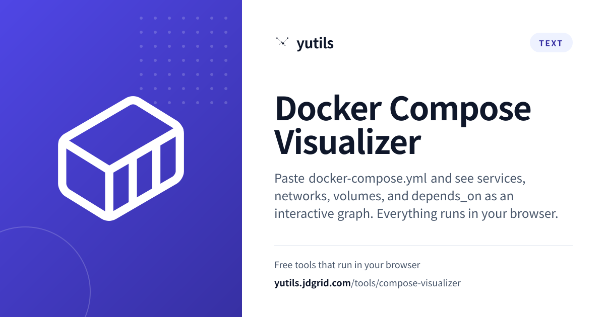 Docker Compose Visualizer — yutils