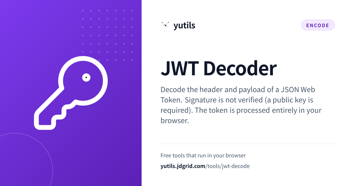 JWT Decoder — yutils